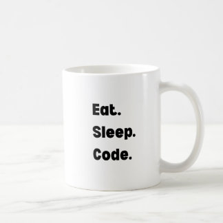 Eat Sleep Code Mug – Motivational Gift for Softwar Kaffemugg