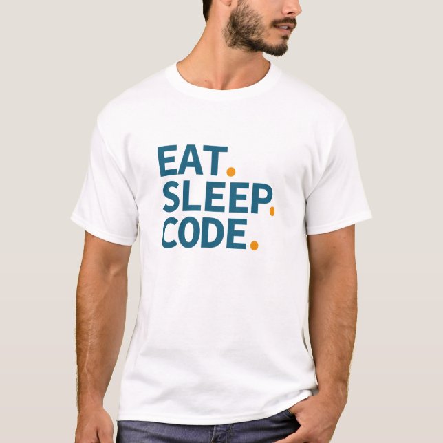 Eat. Sleep. Code. Tröja (Framsida)
