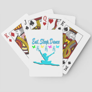 EAT, SLEEP, DANCE BALLERINA DESIGN CASINOKORT