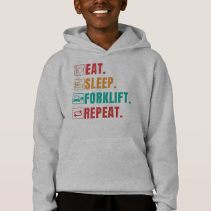 EAT SLEEP FORKLIFT REPEAT - FORKLIFT OPERATOR T SHIRT