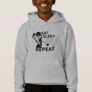 Eat Sleep Golf Repeat Funny Gift för Golfers T Shirt