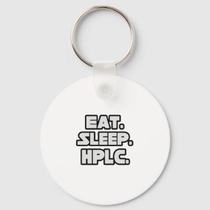 Eat Sleep HPLC Nyckelring