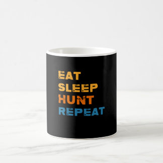 Eat Sleep Hunt Repeat, Hunt, Hunter Kaffemugg