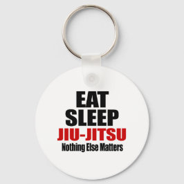 EAT SLEEP JIU-JITSU NYCKELRING