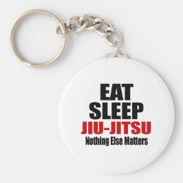 EAT SLEEP JIU-JITSU NYCKELRING