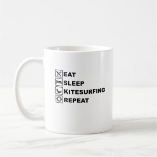 EAT SLEEP KITESURF REPEF KAFFEMUGG