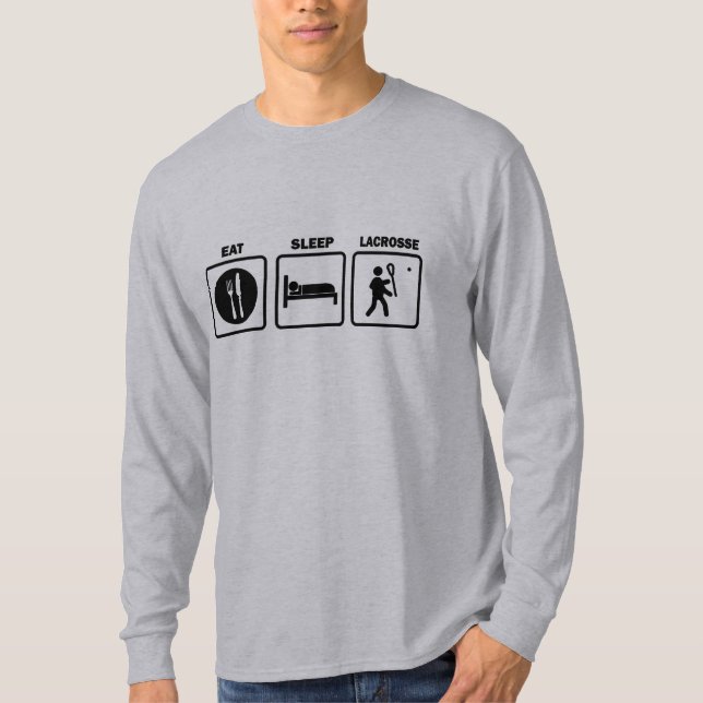 Eat.Sleep.Lacrosse Tee (Framsida)
