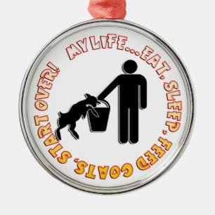 EAT SLEEP MATAR GETTER - MITT LIV! JULGRANSPRYDNAD METALL