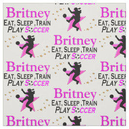 EAT, SLEEP, PLAY SOCCER PERSONLIG FABRIC TYG