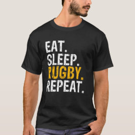 Eat Sleep Rugby Repeat Gift T Shirt