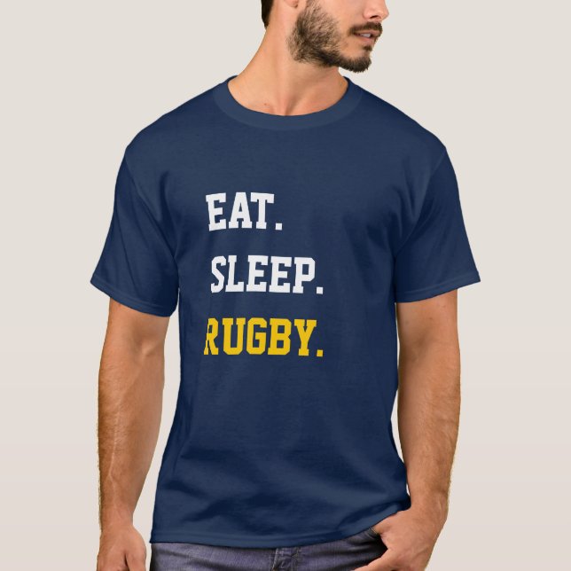 Eat Sleep Rugby Tee (Framsida)