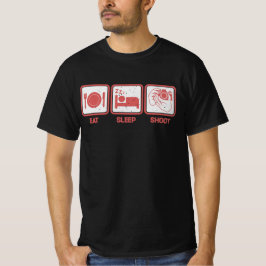 Eat, Sleep, Shoot - Funny Photographer T Shirt