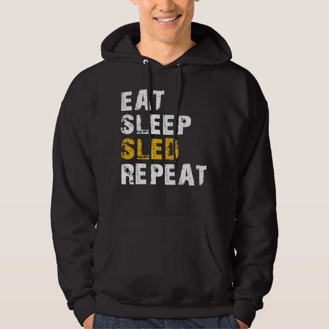 EAT SLEEP SLEEP REPEAT HOODIE (Framsida)