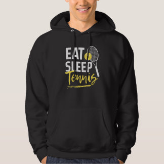 Eat Sleep Tennis Player Funny Men's Women's Sports Hoodie