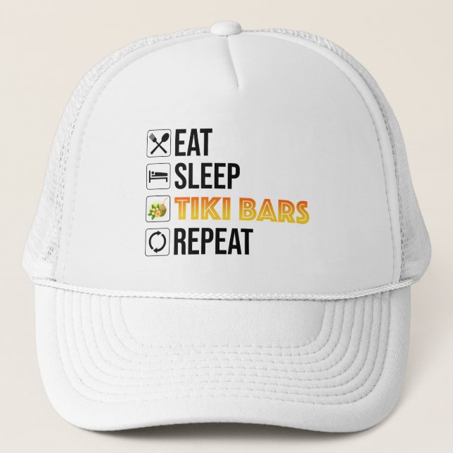 Eat. Sleep. Tiki Bars. Repeat Keps (Framsida)