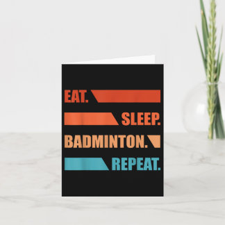 Eat Slepp Badminton Repeat Kort