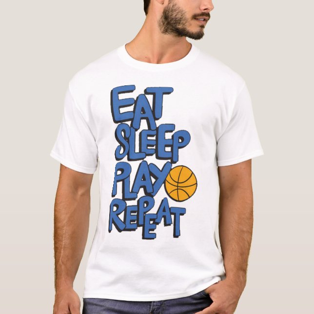 Eat slepp play repeat t shirt (Framsida)