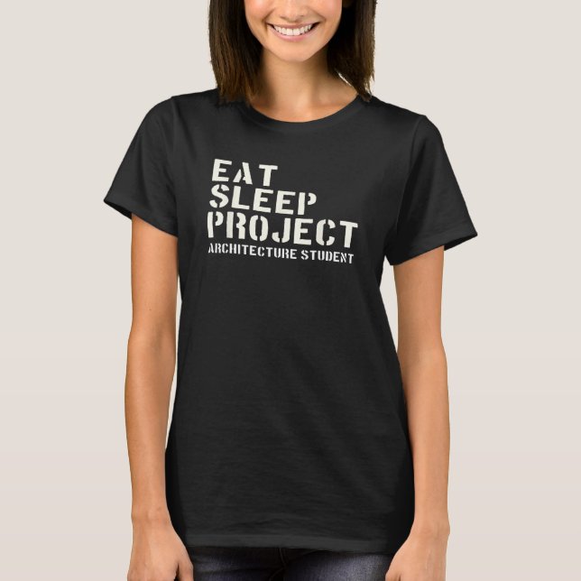 Eat Soat Project Architecture Studenter T Shirt (Framsida)