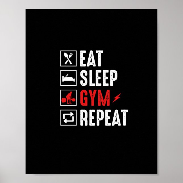 eat_sömn_gym_repetera poster (Framsidan)