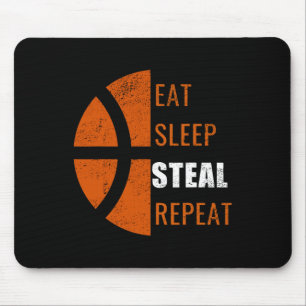 Eat Sömn Steal Upprepad Roligt Basketball Manar Wo Musmatta