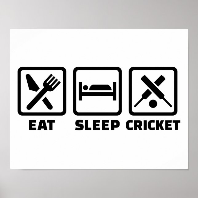 Eat-sömncricket Poster (Framsidan)