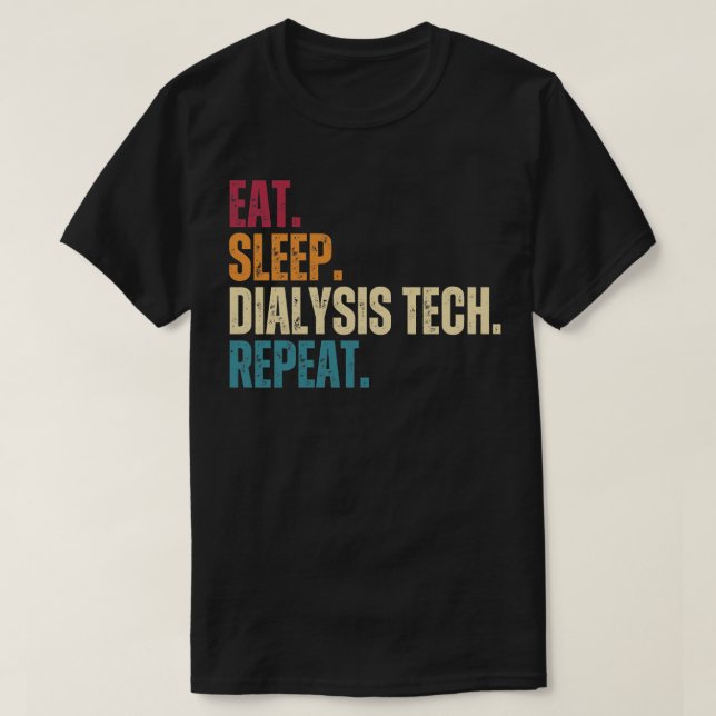 Eat Sömndialys Tech Repetera 2 T Shirt (Design framsida)