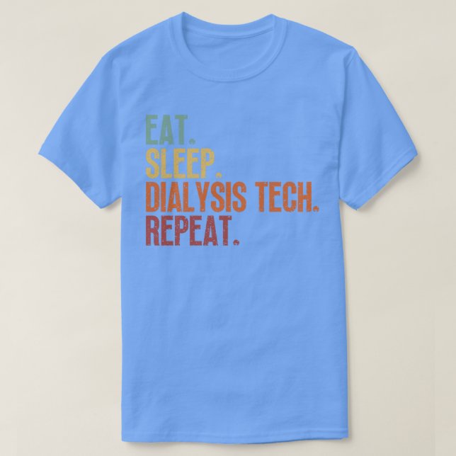 Eat Sömndialys Tech Repetera 6 T Shirt (Design framsida)