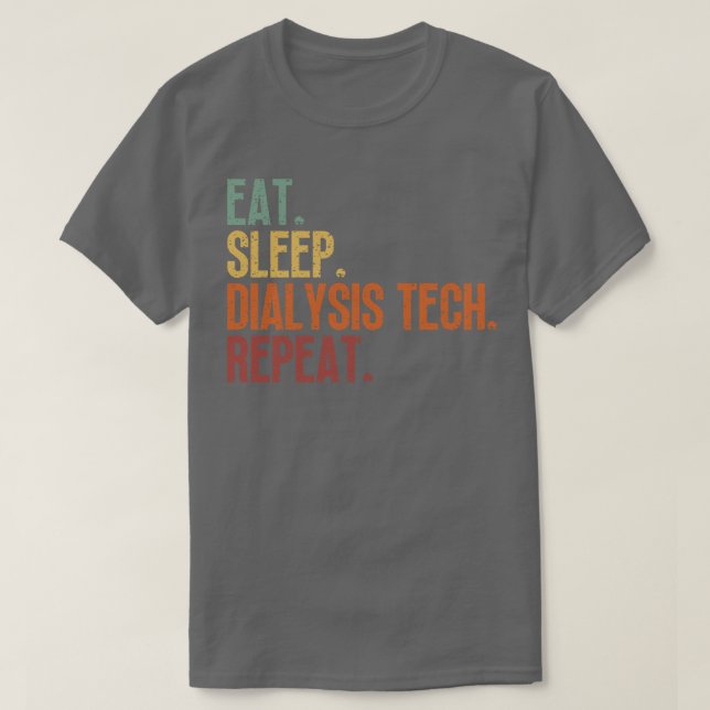Eat Sömndialys Tech Repetera 6 T Shirt (Design framsida)