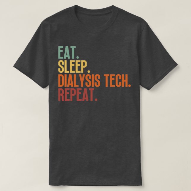 Eat Sömndialys Tech Repetera 7 T Shirt (Design framsida)