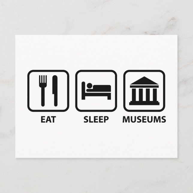 Eat-sömnmuseer Vykort (Framsida)