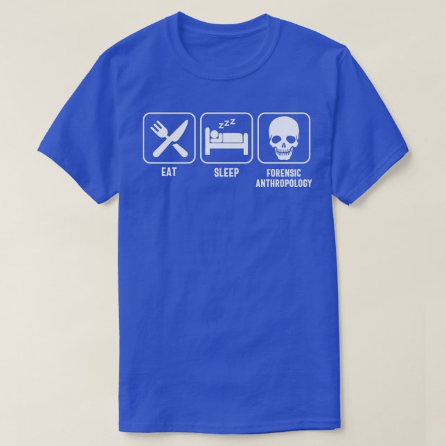 Eat Sömnöverkänslighet Antropologi 4 T Shirt (Design framsida)