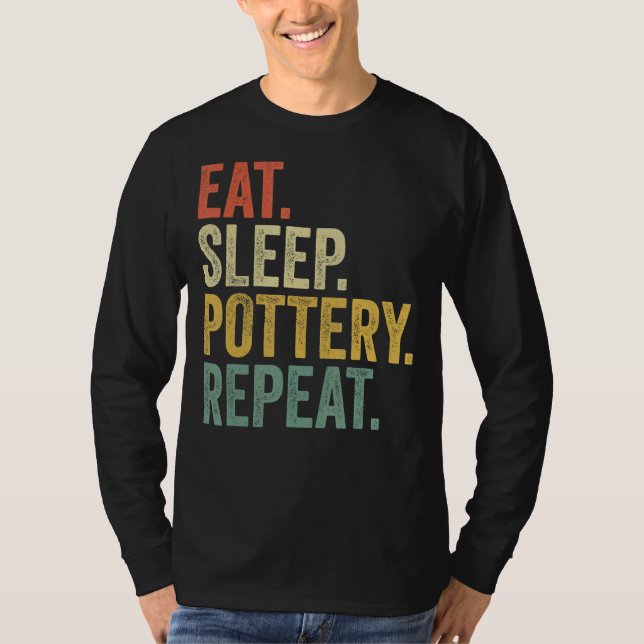Eat Sömnpapper Upprepa Manar Kvinnor T Shirt (Framsida)