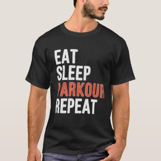Eat-sömnparkeringen upprepar en lustig gåva t shirt