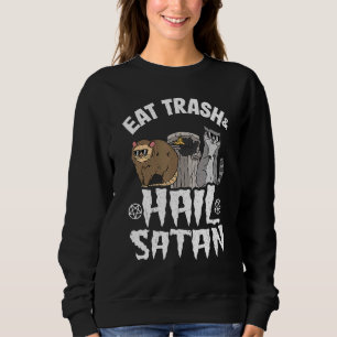 Eat Sopor Hail Satan Opossum Raccoon Goth Sten Dea T Shirt