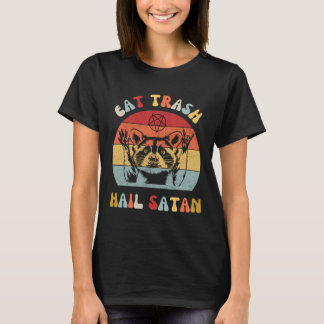 Eat Sopor Hail Satan Raccoon Possum Funny Hail Sat T Shirt