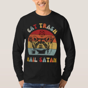 Eat Sopor Hail Satan Raccoon Possum Funny Hail Sat T Shirt