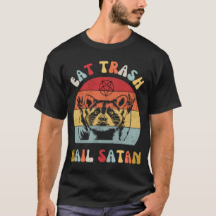 Eat Sopor Hail Satan Raccoon Possum Funny Hail Sat T Shirt