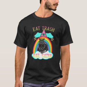 Eat Sopor Hail Satan Raccoon Satanic Premium T Shirt