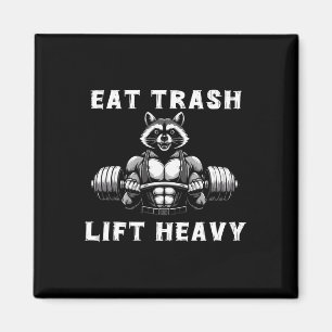 Eat Sopor Hiss Heavy Racoon Liwing Gym Fitness Wo Magnet