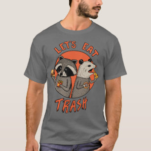 Eat sopor raccoon och opossum t shirt