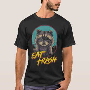 Eat Sopor Raccoon Panda Animal Dumpster Humor T Shirt