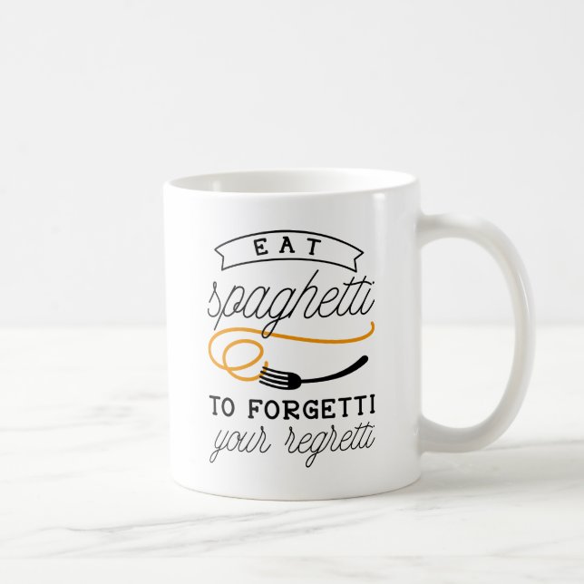 Eat Spaghetti Kaffemugg (Höger)