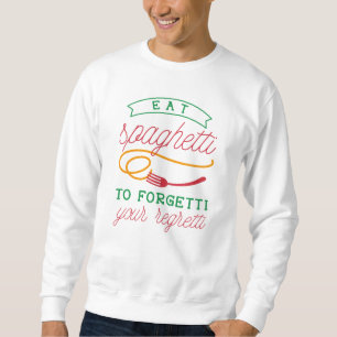 Eat Spaghetti Lång Ärmad Tröja