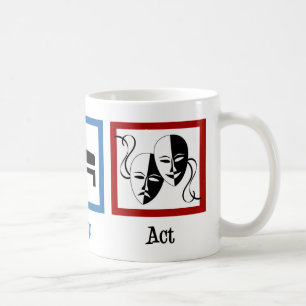 Eat Ssov Act Funny Actor Theater Kaffemugg