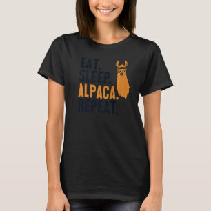 Eat Ssov Alpaca Repeat Llama Vicuna Guanaco Breed T Shirt