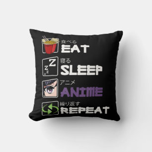 Eat Ssov Anime Repeat Kawaii Otaku Manga Japan Fa Kudde