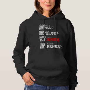 Eat Ssov Anime Repeat Manga Japan Kanji Weeb Vint T Shirt