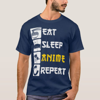 Eat Ssov Anime Repeat Manga Japan Say Cosplay T Shirt
