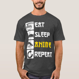 Eat Ssov Anime Repeat Manga Japan Say Cosplay T Shirt