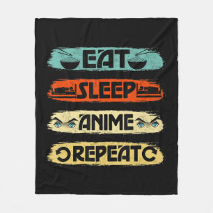 Eat Ssov Anime Repeat Ramen Kawaii Japanska Manga Fleecefilt